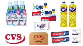 Promoção CVS  2 Cesta Básica Custo Beneficio Alimentação + Produtos de Higiene